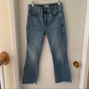 Madewell Cali Demi Boot Jeans SZ 28